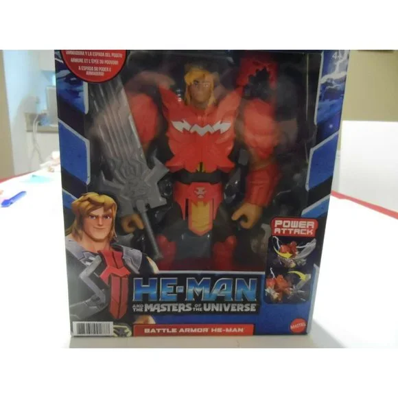 HE-MAN And The Masters Of The Universe DELUXE BATTLE ARMOR Figure 2021 NETFLIX - Picture 2 of 3